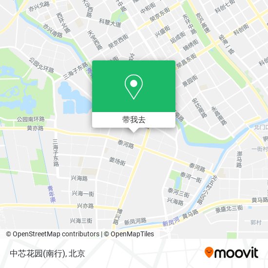 中芯花园(南行)地图