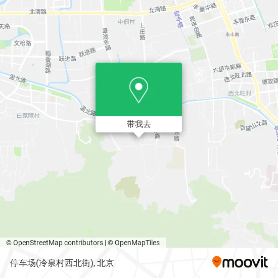 停车场(冷泉村西北街)地图