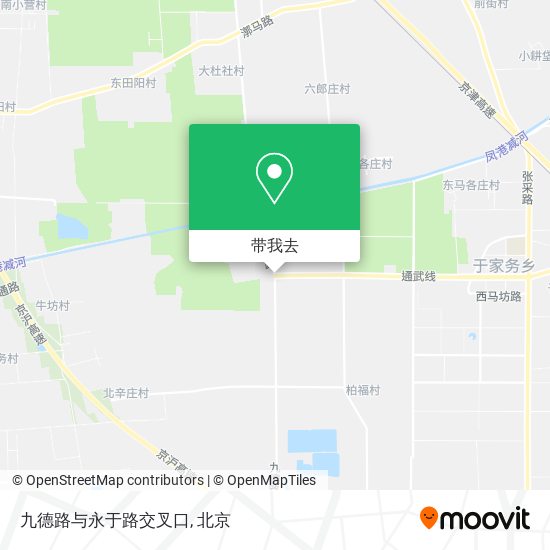 九德路与永于路交叉口地图