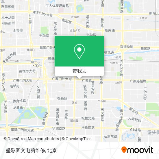 盛彩图文电脑维修地图