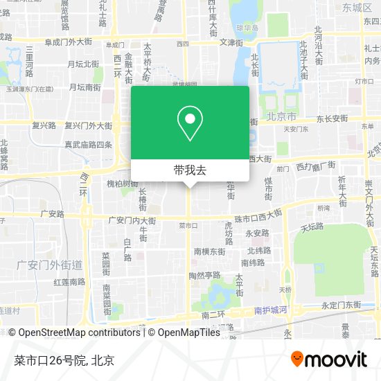 菜市口26号院地图