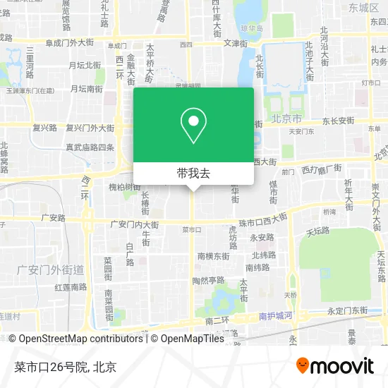 菜市口26号院地图