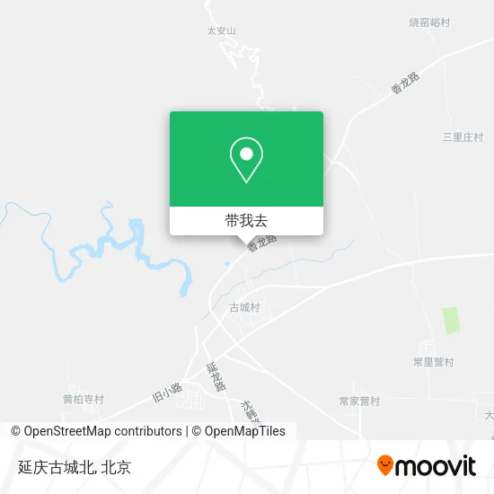 延庆古城北地图