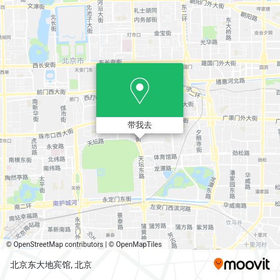 北京东大地宾馆地图