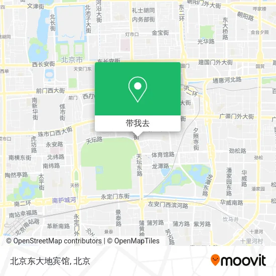 北京东大地宾馆地图