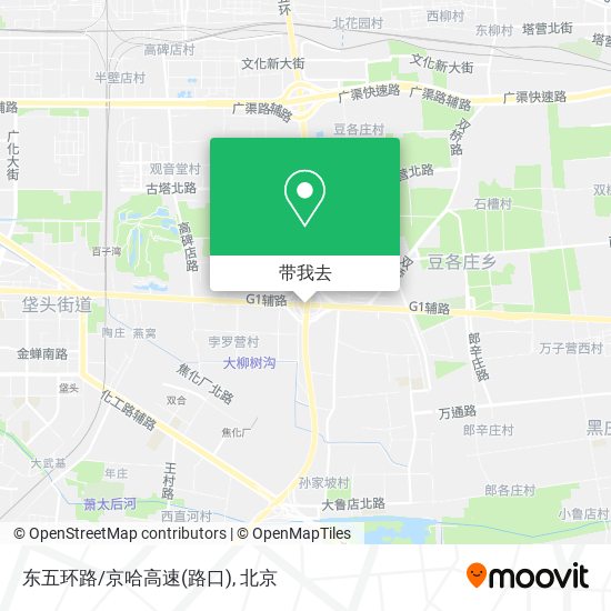 东五环路/京哈高速(路口)地图