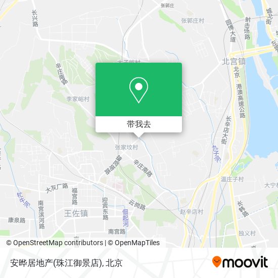 安晔居地产(珠江御景店)地图