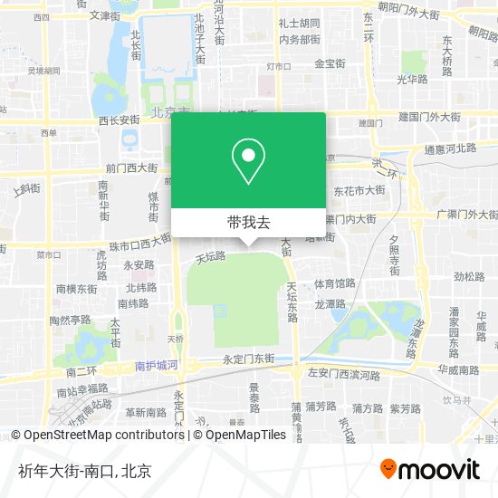 祈年大街-南口地图