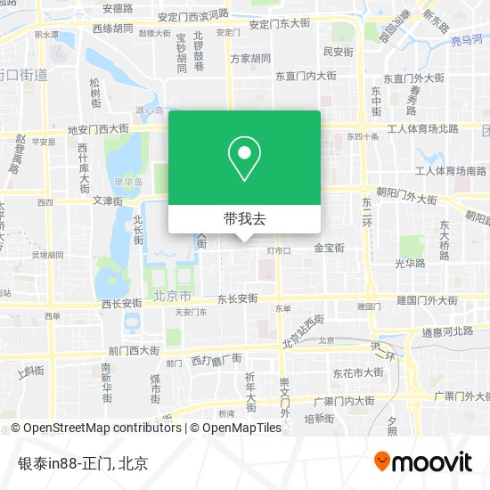 银泰in88-正门地图