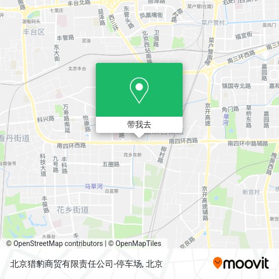北京猎豹商贸有限责任公司-停车场地图