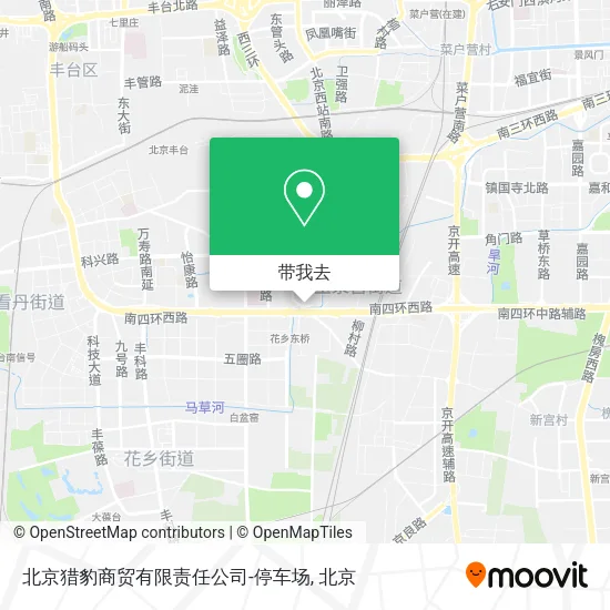 北京猎豹商贸有限责任公司-停车场地图