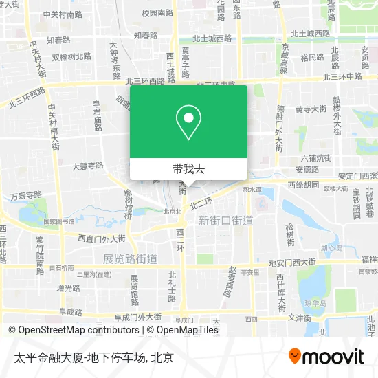 太平金融大厦-地下停车场地图