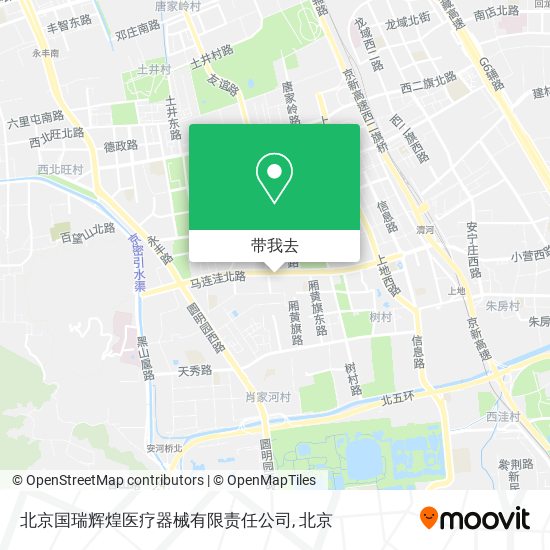 北京国瑞辉煌医疗器械有限责任公司地图