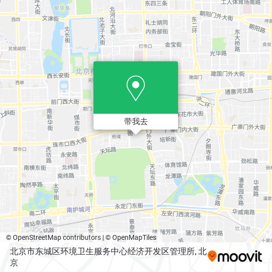 北京市东城区环境卫生服务中心经济开发区管理所地图