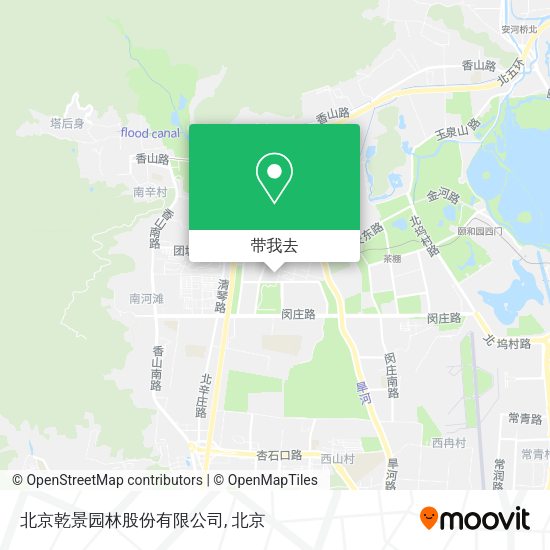 北京乾景园林股份有限公司地图