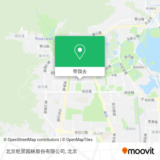 北京乾景园林股份有限公司地图