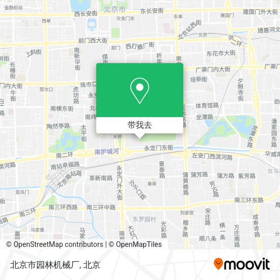 北京市园林机械厂地图