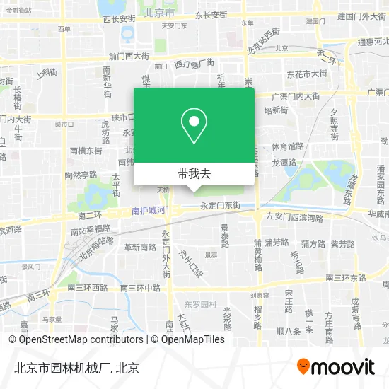 北京市园林机械厂地图