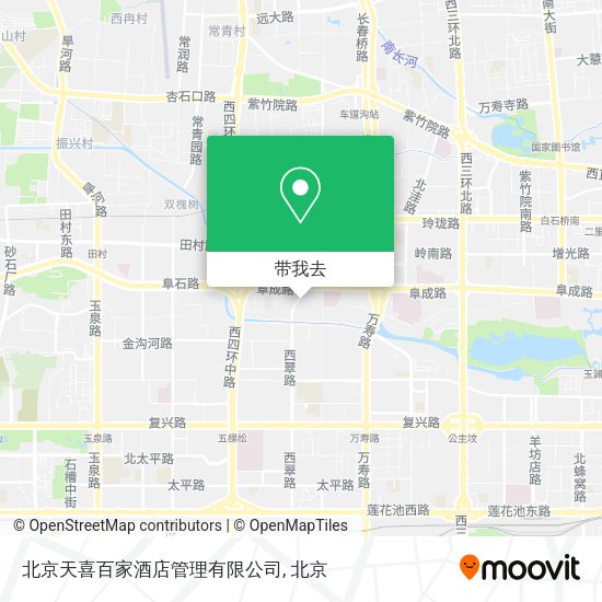 北京天喜百家酒店管理有限公司地图