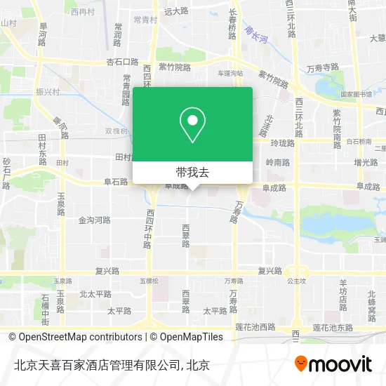 北京天喜百家酒店管理有限公司地图