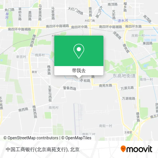 中国工商银行(北京南苑支行)地图