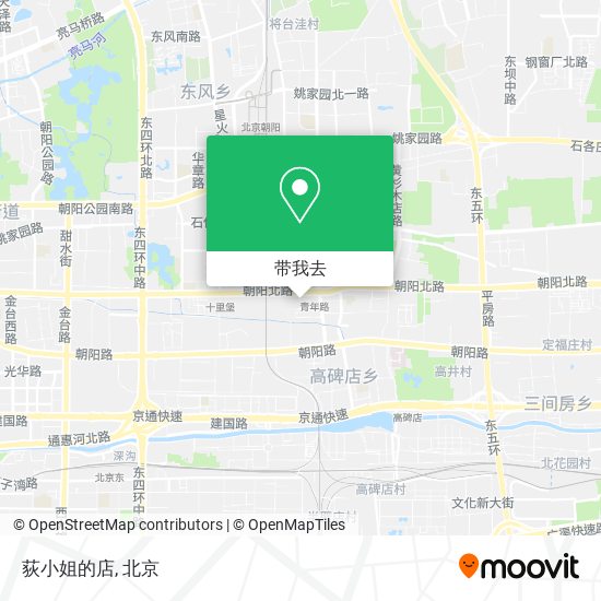 荻小姐的店地图