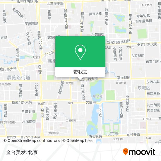 金台美发地图