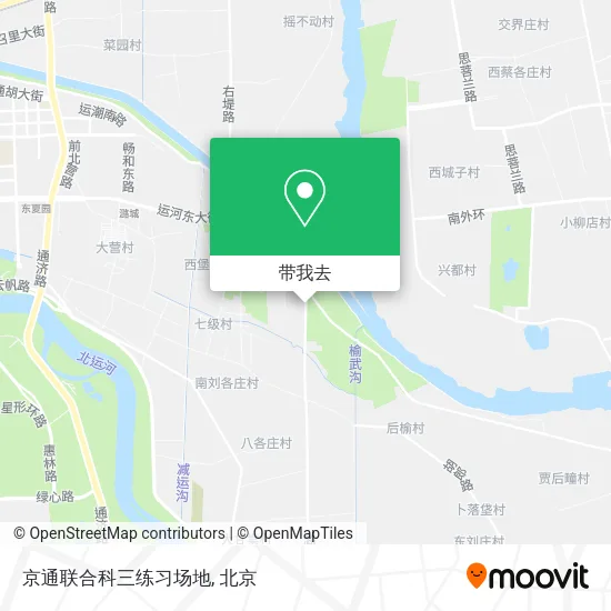 京通联合科三练习场地地图