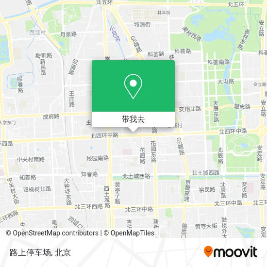 路上停车场地图