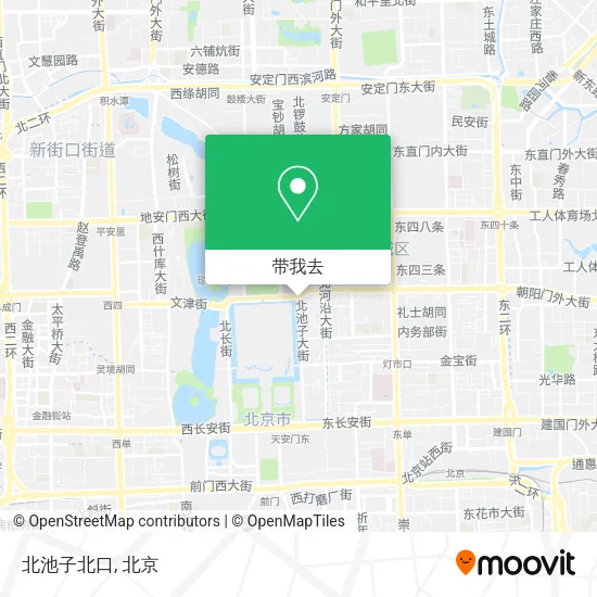 北池子北口地图