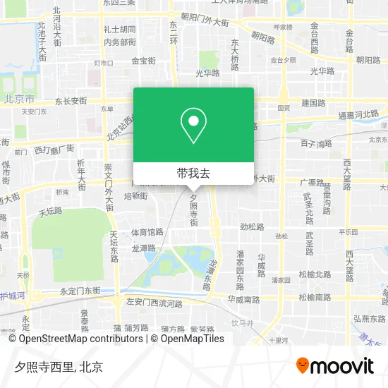 夕照寺西里地图