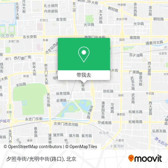 夕照寺街/光明中街(路口)地图