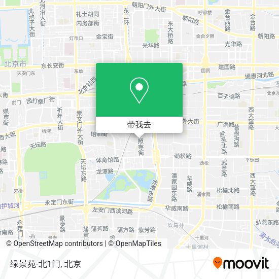 绿景苑-北1门地图