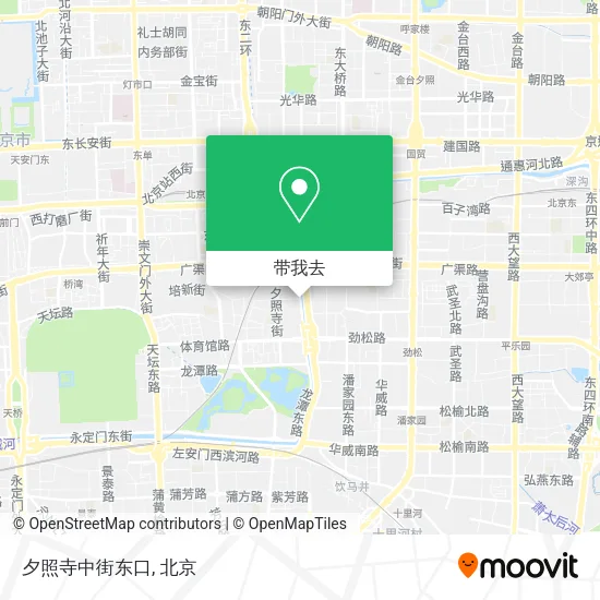 夕照寺中街东口地图