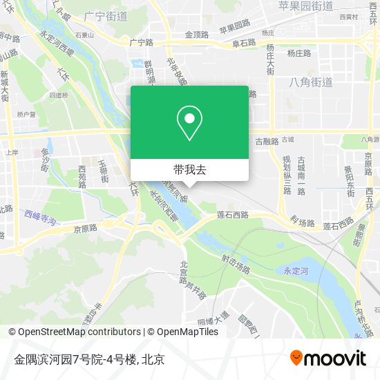 金隅滨河园7号院-4号楼地图