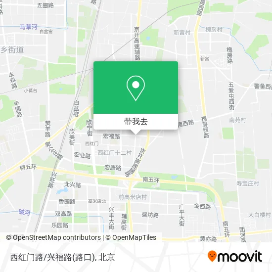 西红门路/兴福路(路口)地图