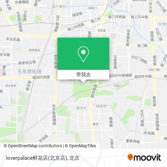 loverpalace鲜花店(北京店)地图