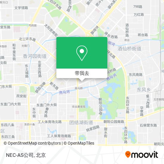NEC-AS公司地图
