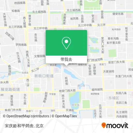宋庆龄和平鸽舍地图