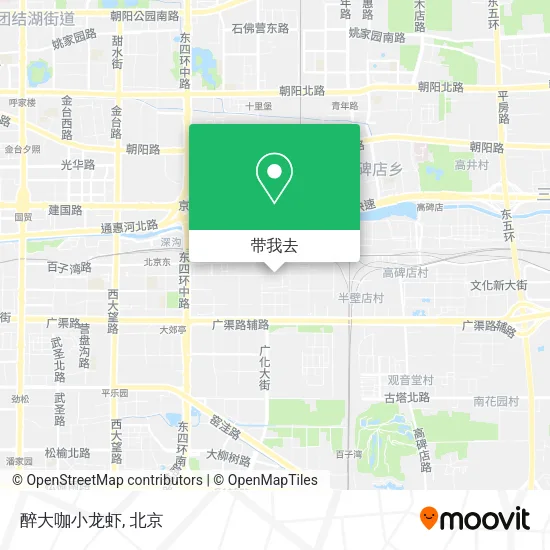 醉大咖小龙虾地图