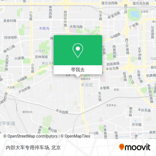 内部大车专用停车场地图