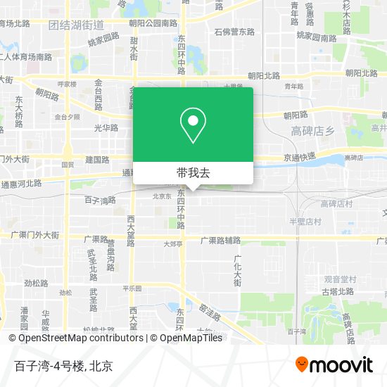 百子湾-4号楼地图