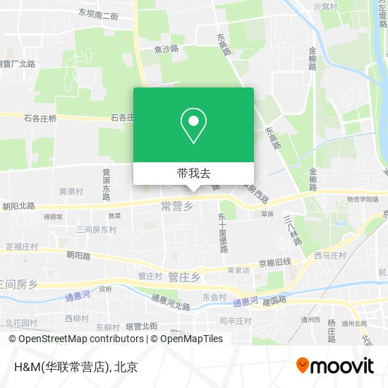 H&M(华联常营店)地图