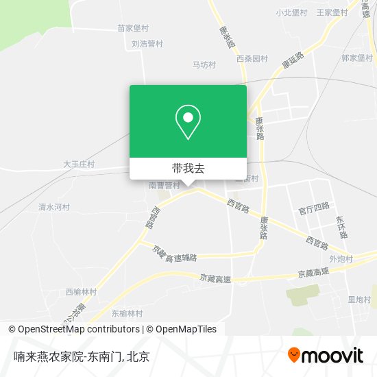 喃来燕农家院-东南门地图