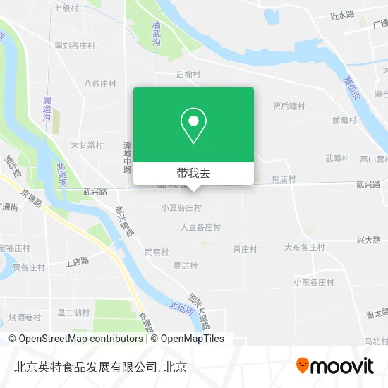 北京英特食品发展有限公司地图