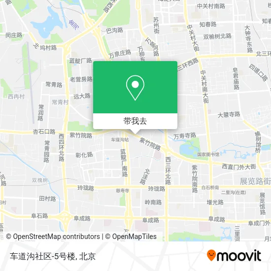 车道沟社区-5号楼地图