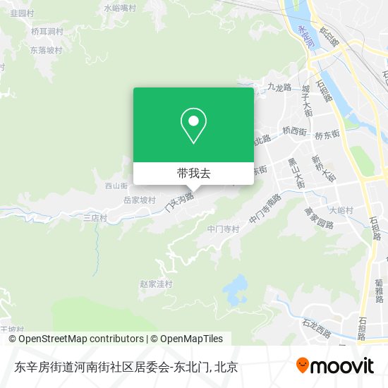 东辛房街道河南街社区居委会-东北门地图
