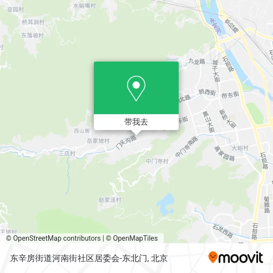 东辛房街道河南街社区居委会-东北门地图