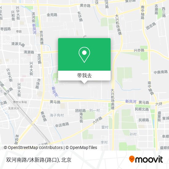 双河南路/沐新路(路口)地图