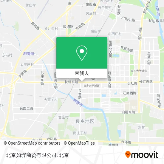 北京如骅商贸有限公司地图